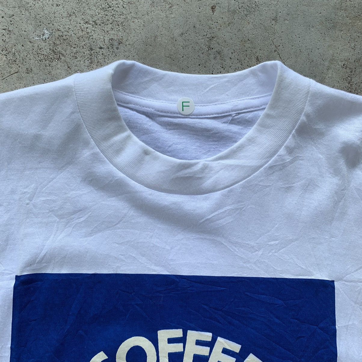 Japanese Brand BOZU Coffee super-blend white tshirt tee Size US M / EU 48-50 / 2 - 5 Thumbnail