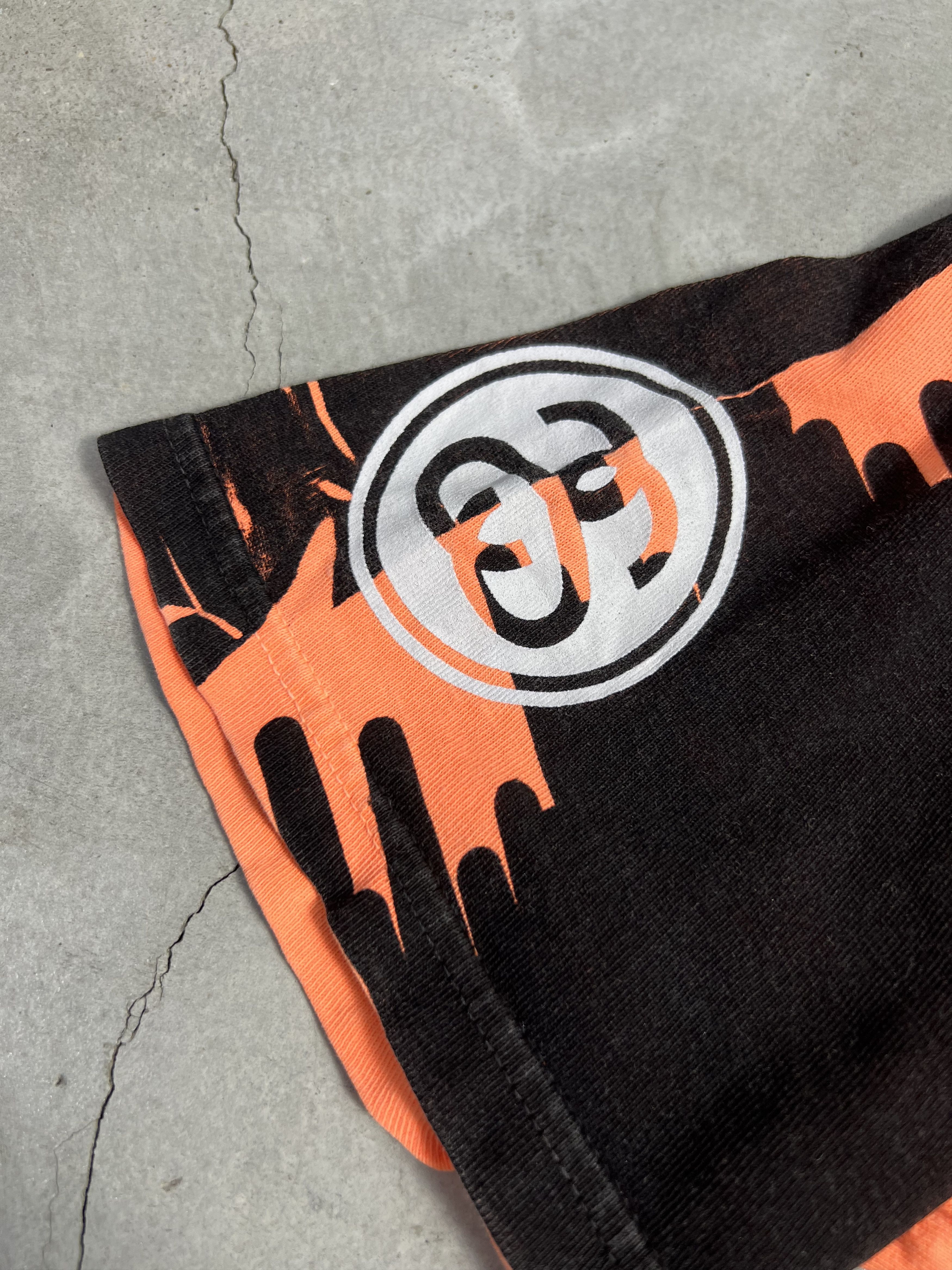Stussy Stussy International No.8 Orange Neon tee (M) GTMD441 Size US M / EU 48-50 / 2 - 4 Thumbnail
