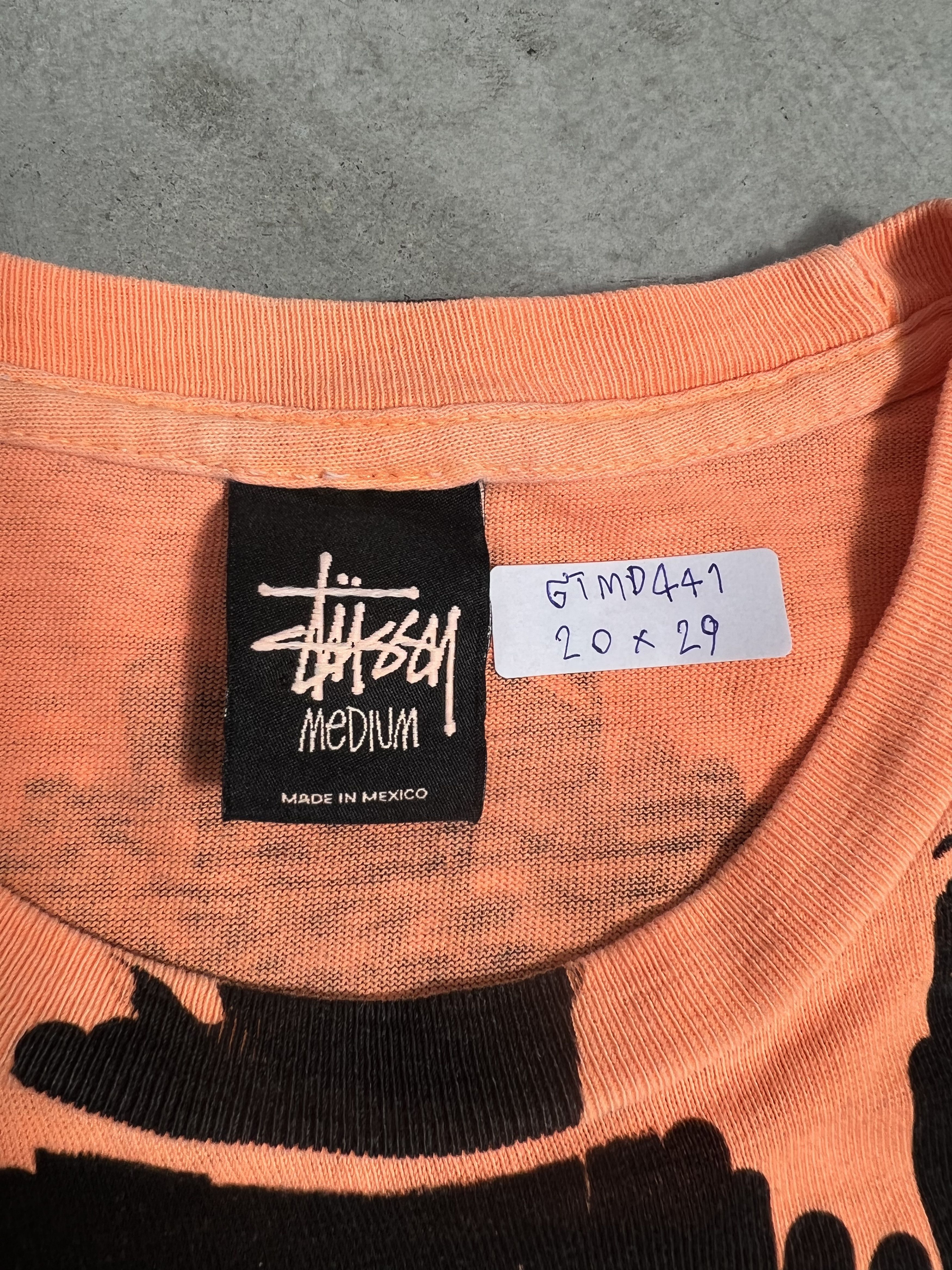 Stussy Stussy International No.8 Orange Neon tee (M) GTMD441 Size US M / EU 48-50 / 2 - 3 Thumbnail