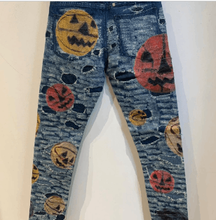 Givenchy o1w1db10523 Trouser in Blue Size US 30 / EU 46 - 2 Thumbnail