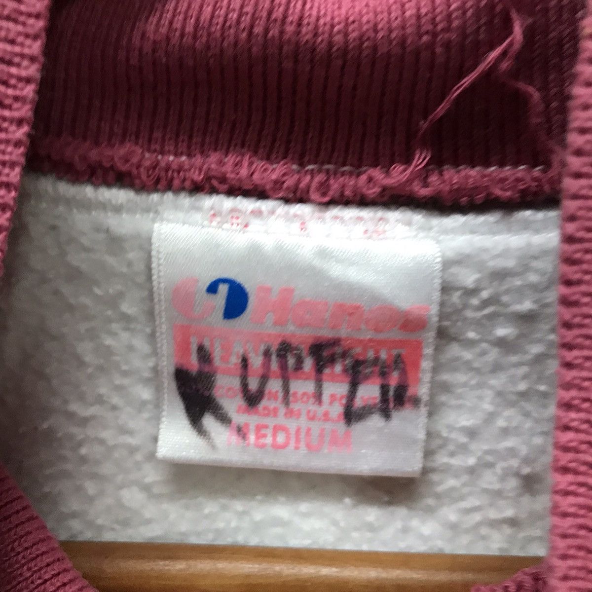 Hanes × Vintage Vintage Hanes Sweatshirt Embroidery Big Logo Nest Size US M / EU 48-50 / 2 - 7 Thumbnail