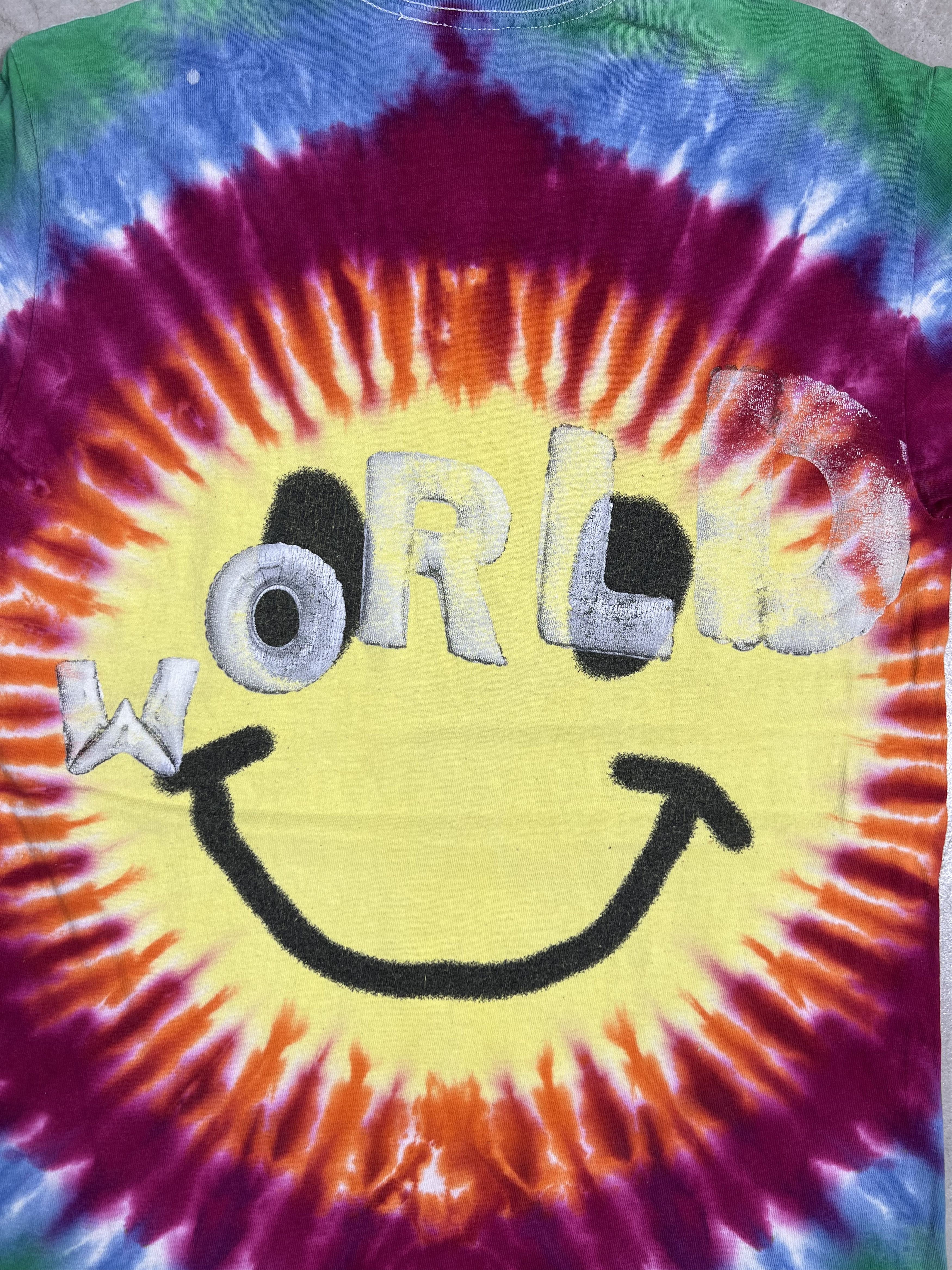 Rap Tees Travis Scott Astroworld Tie Dye Smiley Rap Tee (S) GTMD418 Size US S / EU 44-46 / 1 - 6 Thumbnail