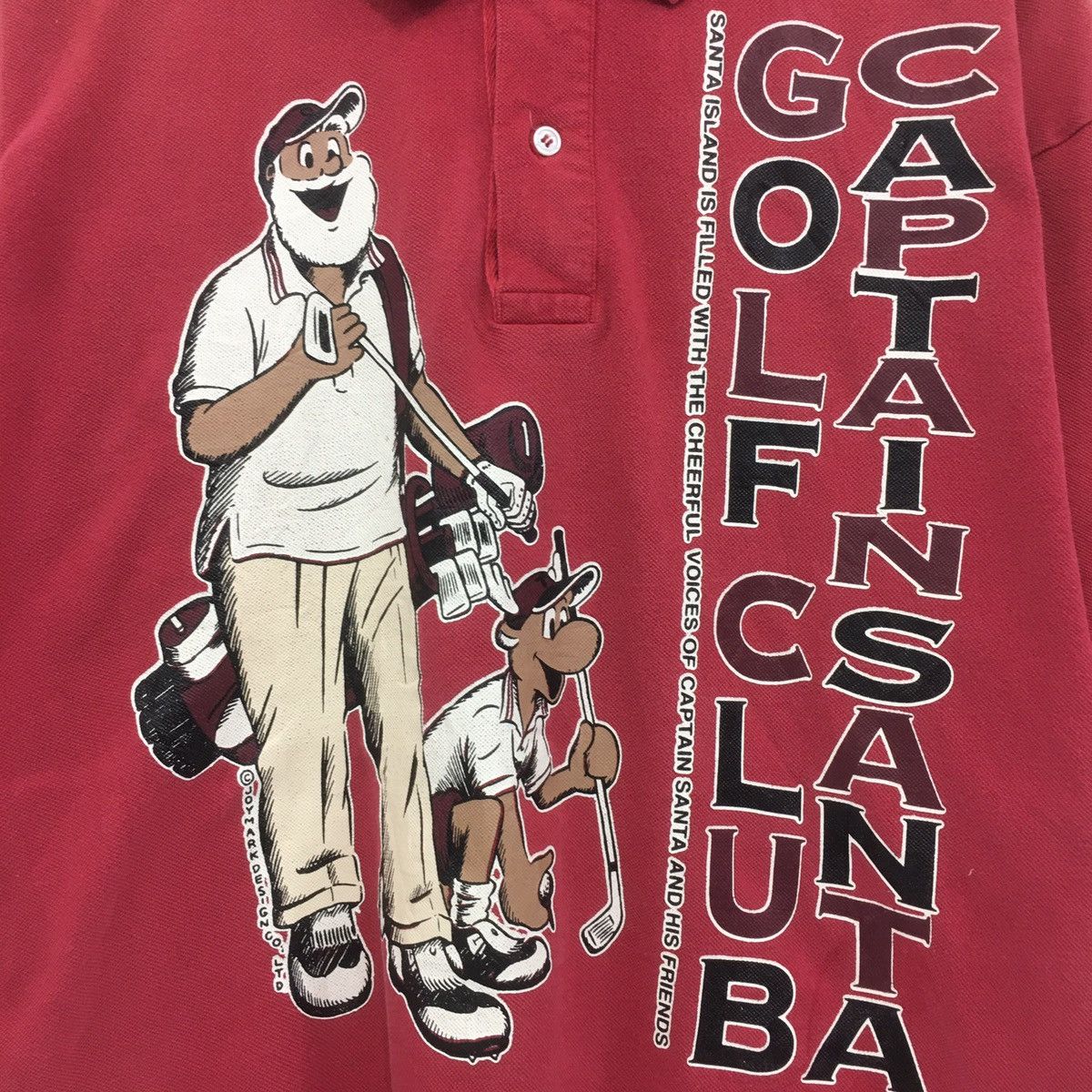 Japanese Brand × Vintage Captain Santa Polo Shirt Big Logo Captain Santa Golf Club Size US M / EU 48-50 / 2 - 5 Thumbnail