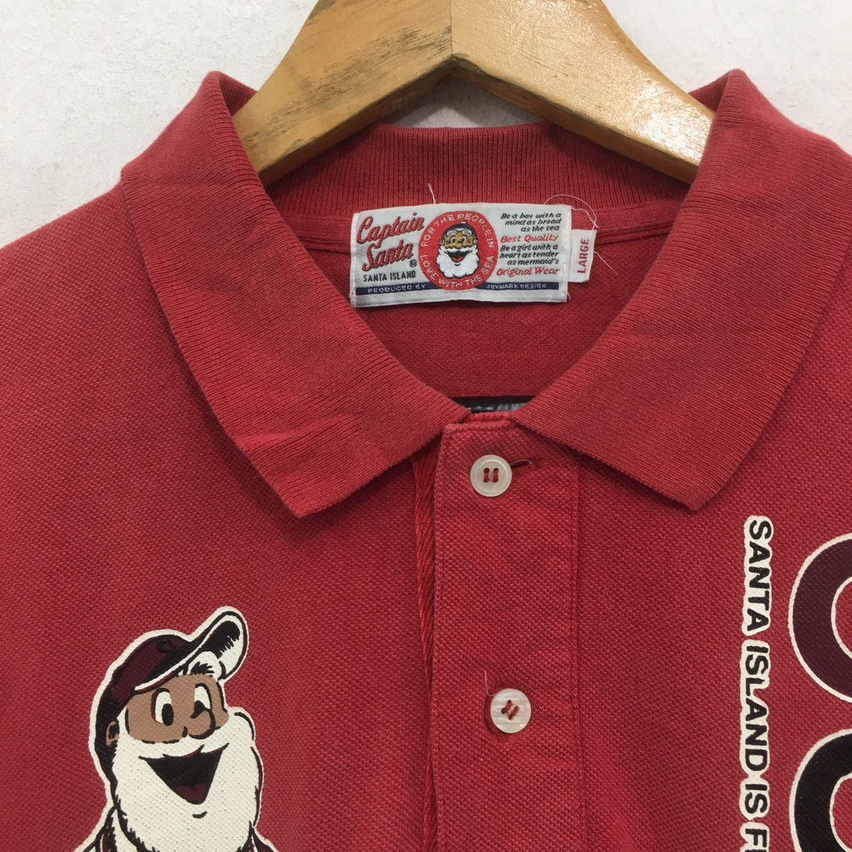 Japanese Brand × Vintage Captain Santa Polo Shirt Big Logo Captain Santa Golf Club Size US M / EU 48-50 / 2 - 8 Thumbnail