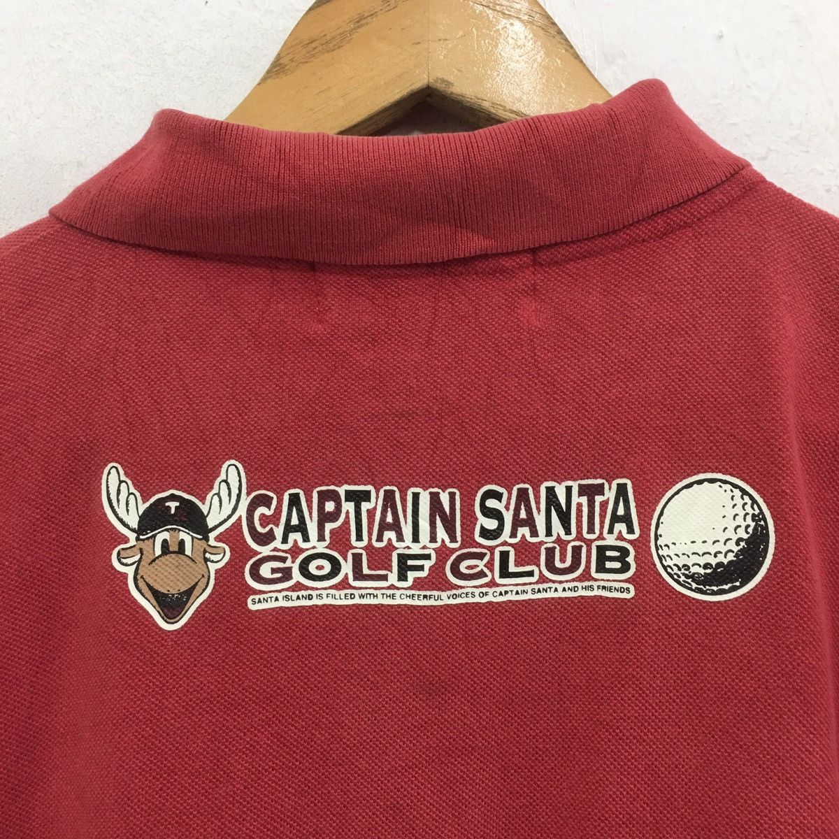 Japanese Brand × Vintage Captain Santa Polo Shirt Big Logo Captain Santa Golf Club Size US M / EU 48-50 / 2 - 9 Thumbnail