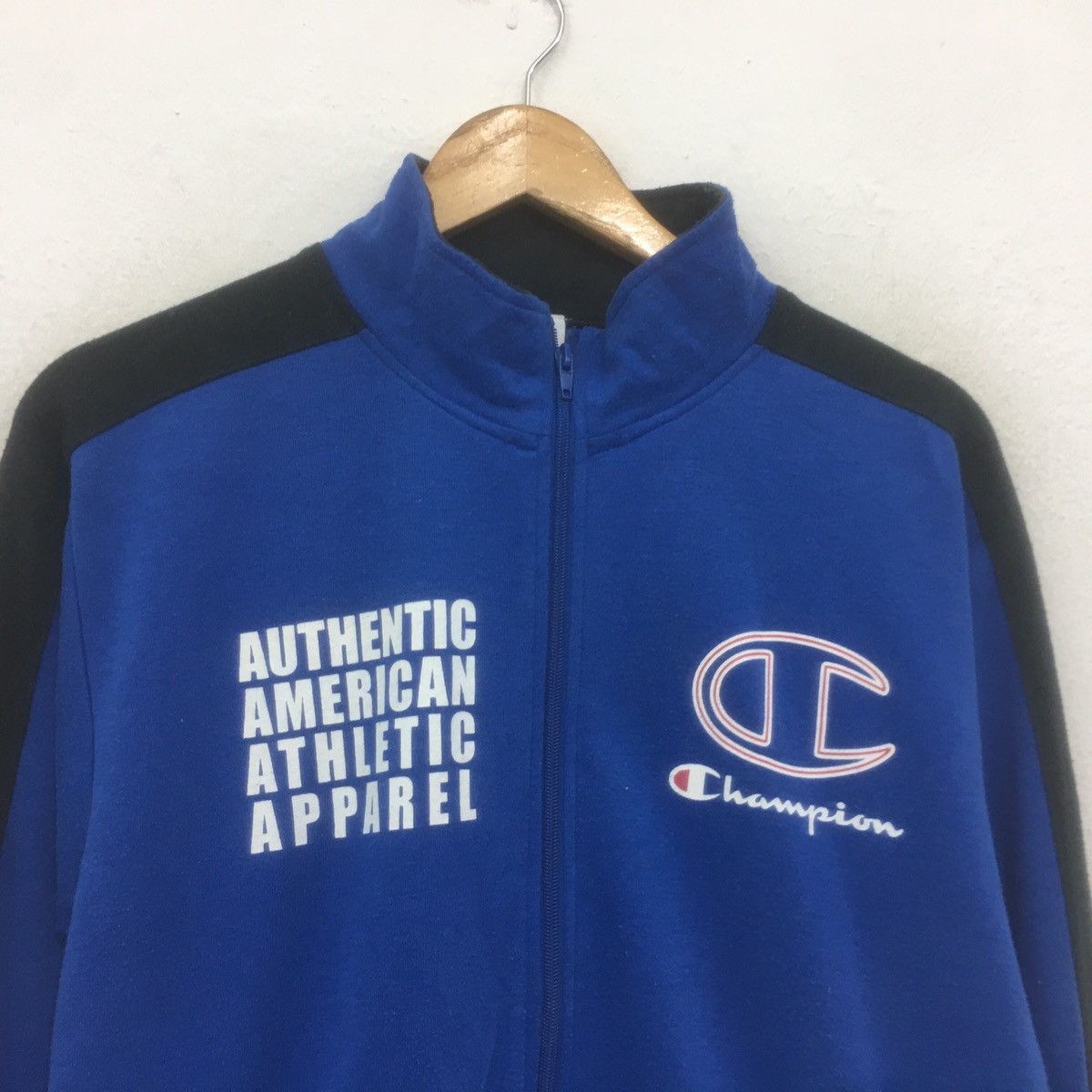 Champion × Japanese Brand × Vintage Vintage Champion Zipper Sweater Sweatshirt Pullover Size US M / EU 48-50 / 2 - 2 Thumbnail