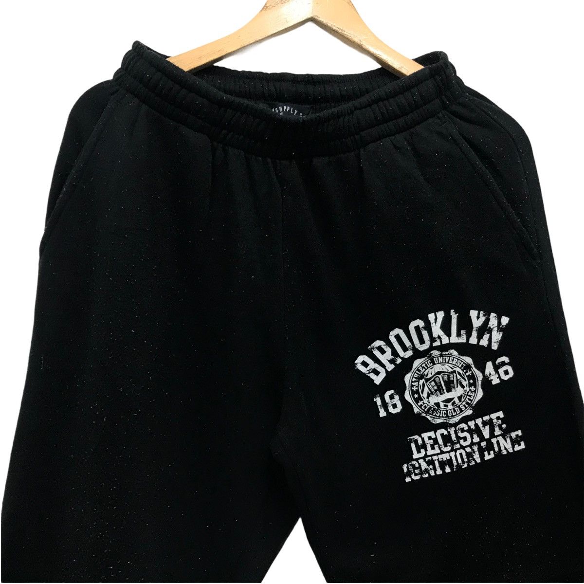 Brooklyn Cloth × Vintage Vintage Brooklyn Sweatpants Big Logo Brooklyn Size US 29 - 3 Thumbnail