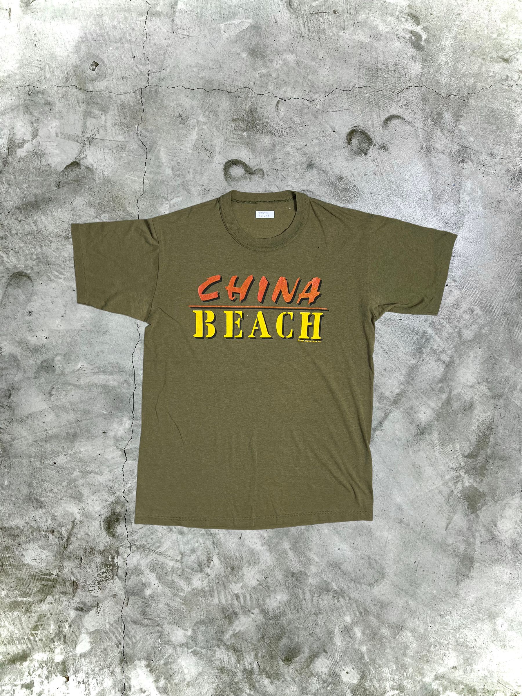 Vintage Vtg 80s China Beach Warner Bros TV Series Promo (L) GTMD417 Size US L / EU 52-54 / 3 - 1 Thumbnail