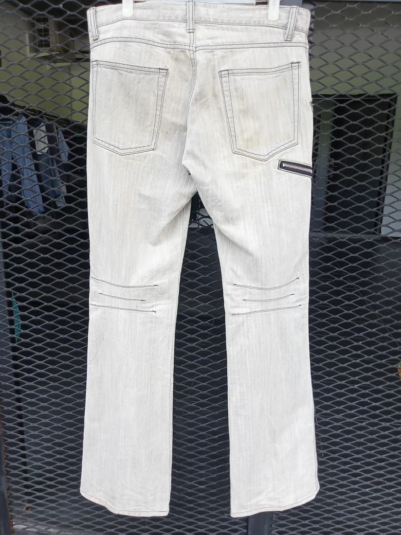Japanese Brand × Seditionaries Flare Jeans Edge Rupert Herringbone Multipocket Denim Size US 33 - 6 Thumbnail