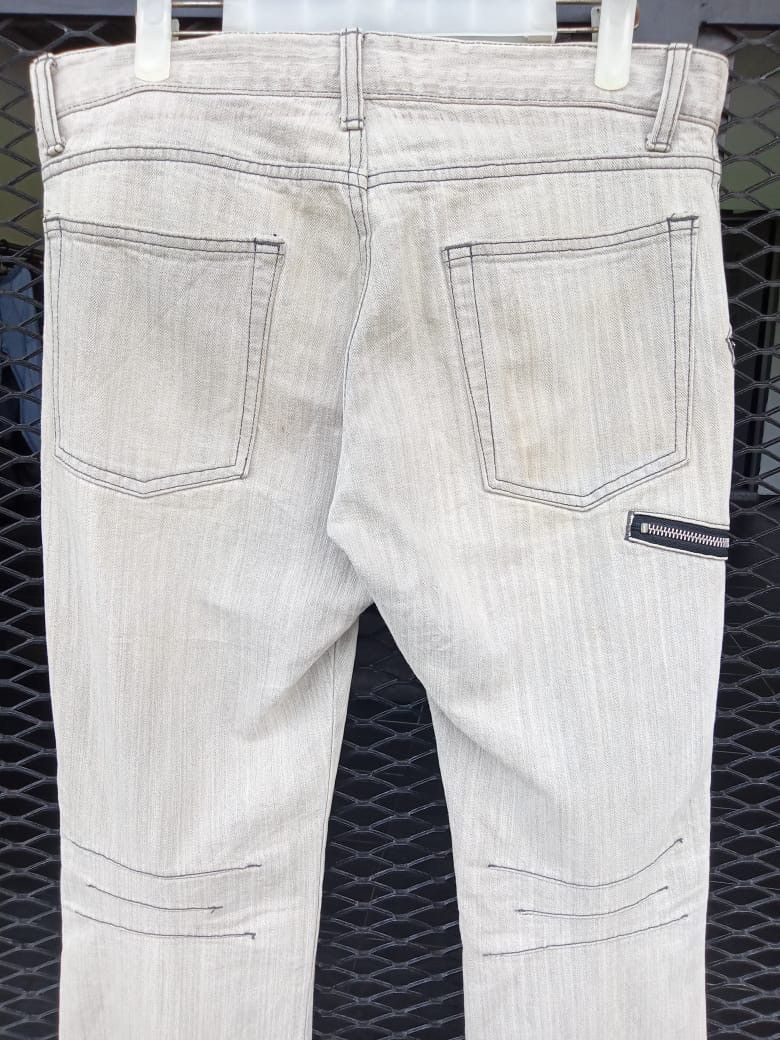 Japanese Brand × Seditionaries Flare Jeans Edge Rupert Herringbone Multipocket Denim Size US 33 - 7 Thumbnail