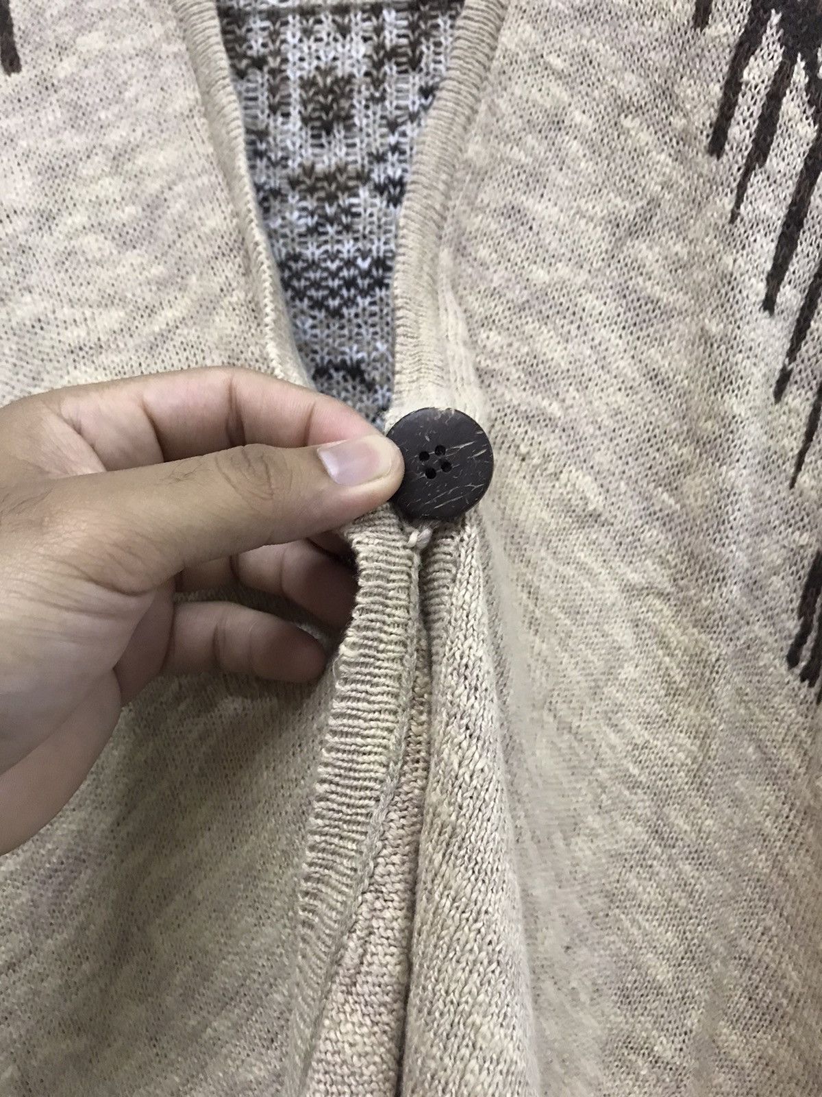 Japanese Brand Vintage Amina Knitwear Cardigan Size L / US 10 / IT 46 - 13 Thumbnail