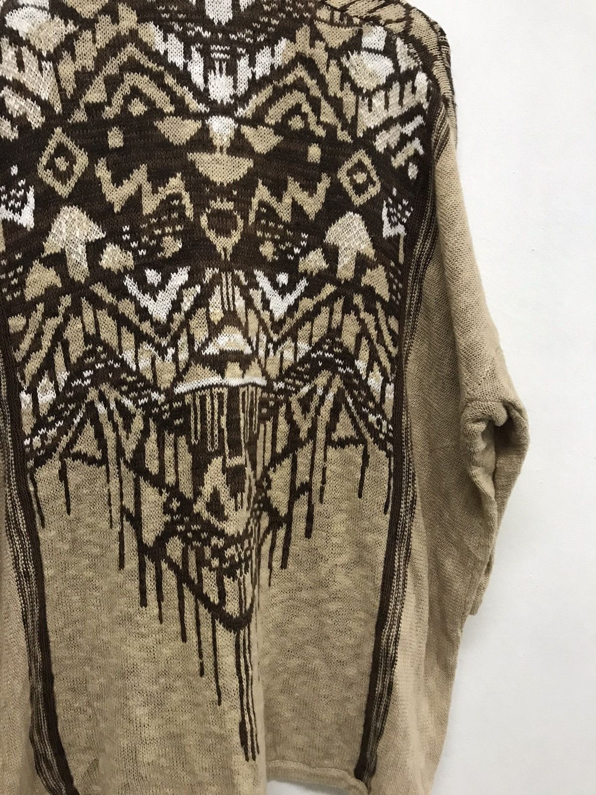Japanese Brand Vintage Amina Knitwear Cardigan Size L / US 10 / IT 46 - 7 Thumbnail