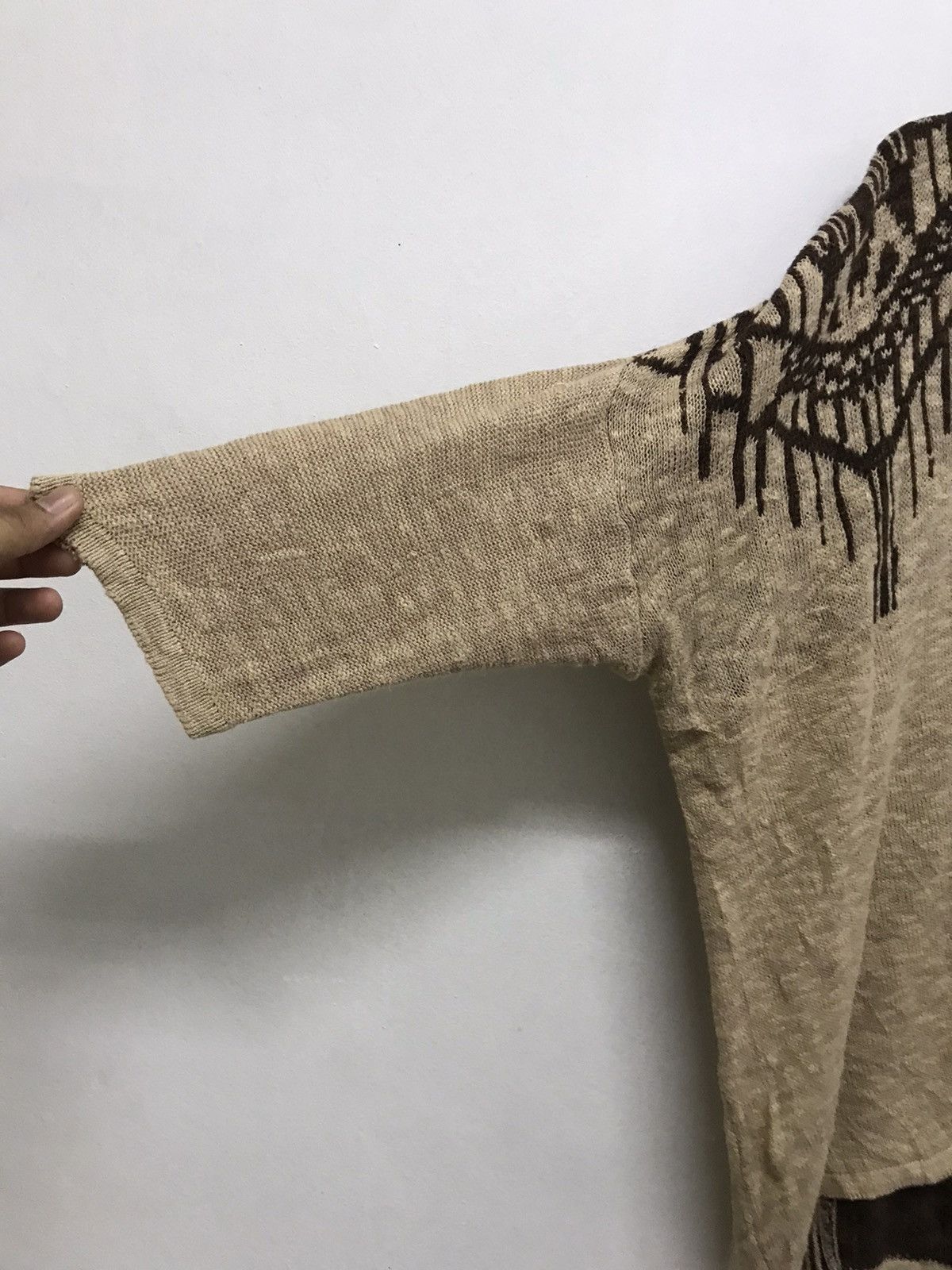 Japanese Brand Vintage Amina Knitwear Cardigan Size L / US 10 / IT 46 - 10 Thumbnail