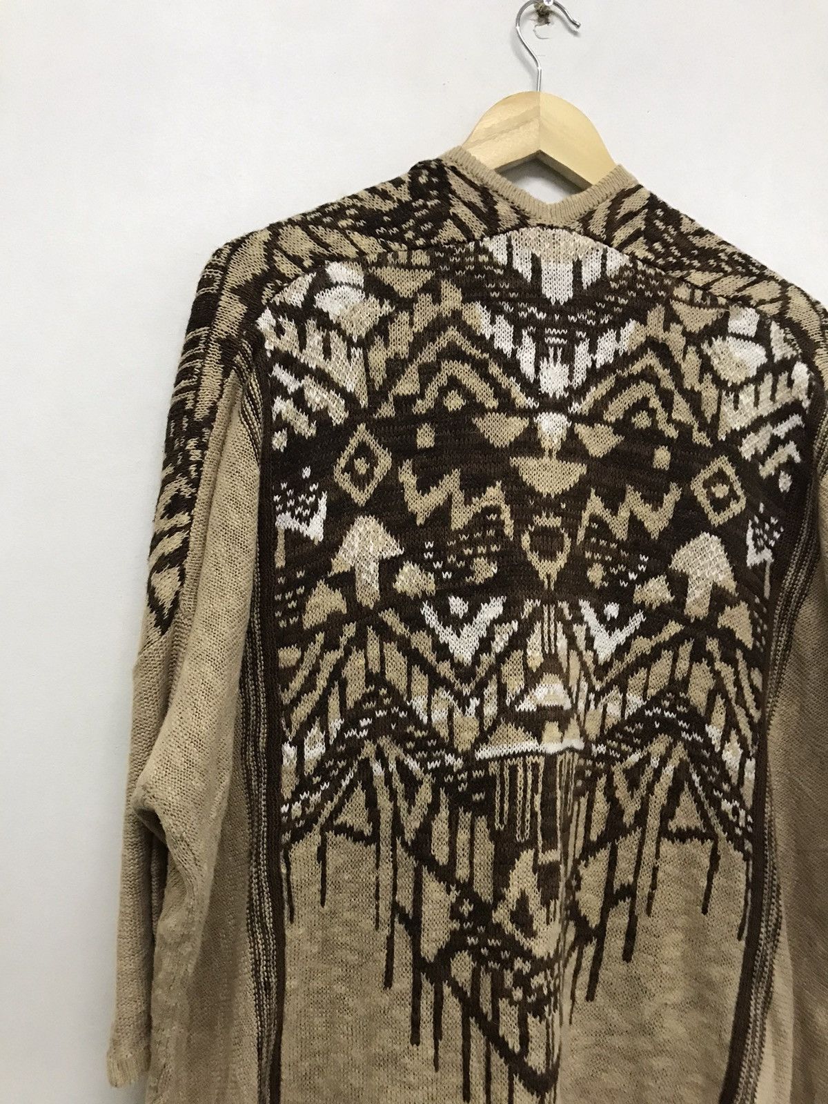 Japanese Brand Vintage Amina Knitwear Cardigan Size L / US 10 / IT 46 - 6 Thumbnail
