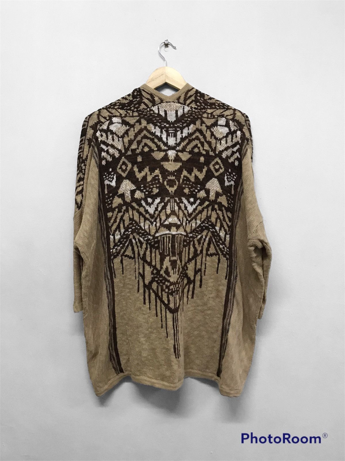 Japanese Brand Vintage Amina Knitwear Cardigan Size L / US 10 / IT 46 - 4 Thumbnail