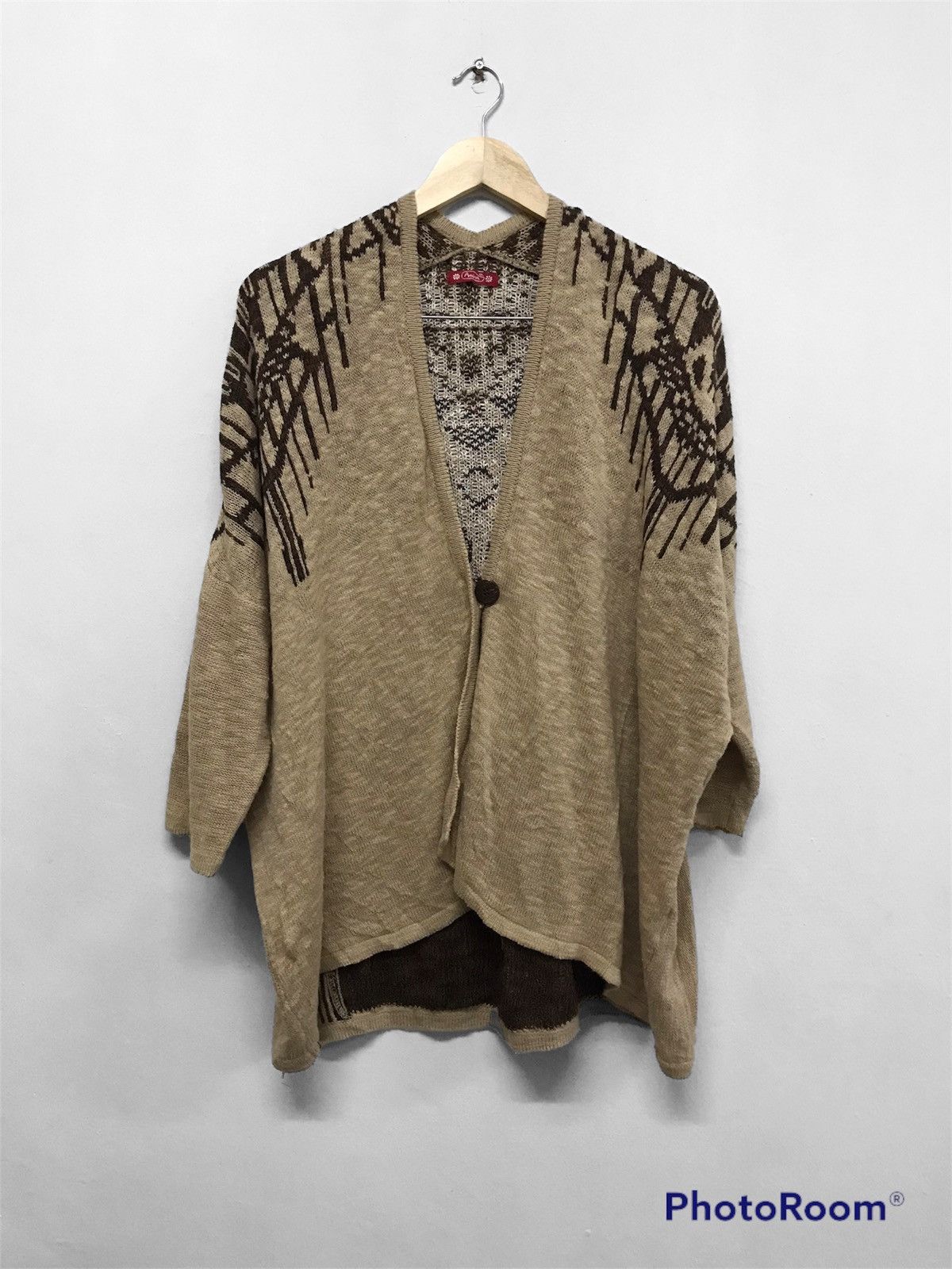 Japanese Brand Vintage Amina Knitwear Cardigan Size L / US 10 / IT 46 - 5 Thumbnail