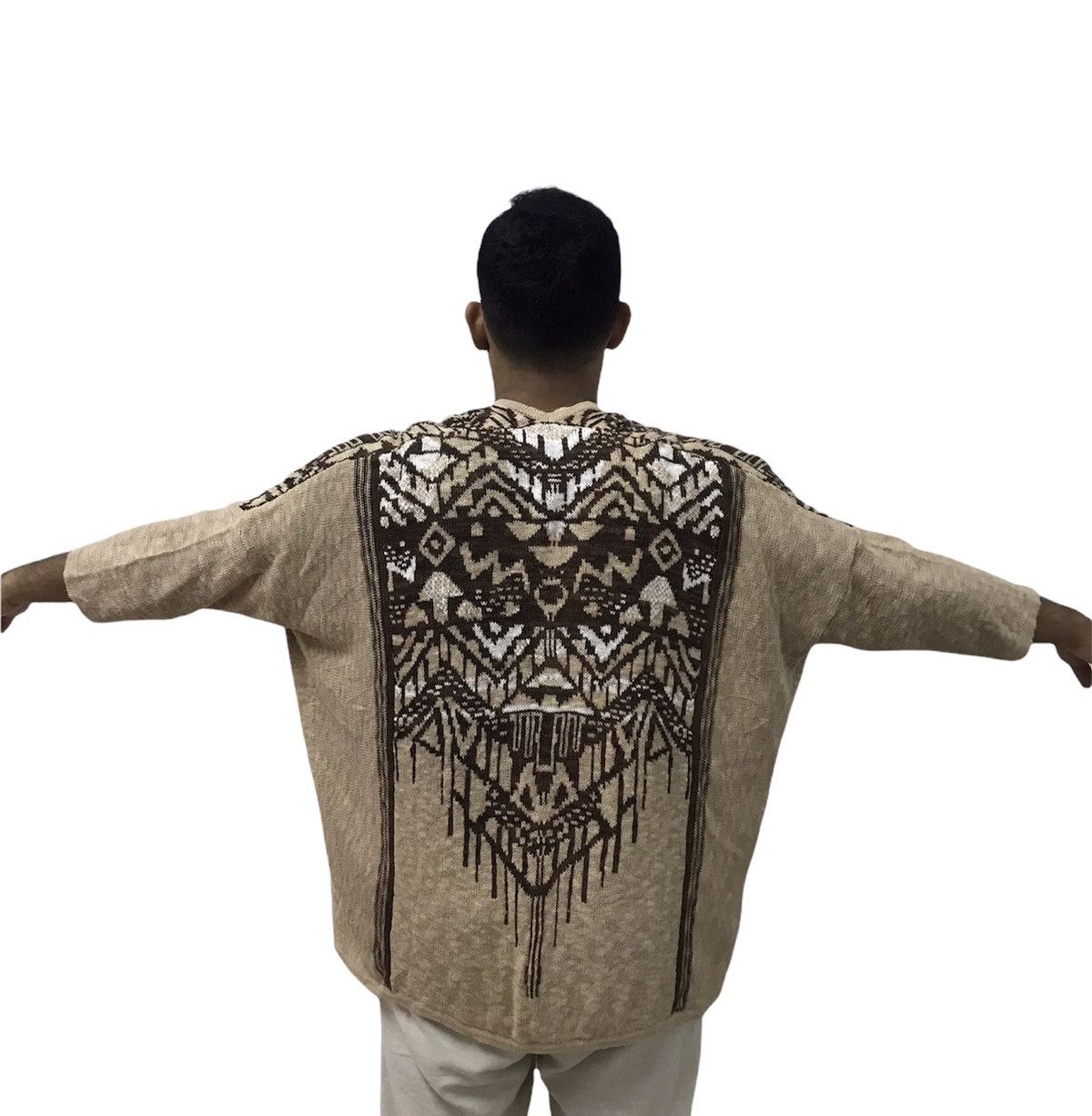 Japanese Brand Vintage Amina Knitwear Cardigan Size L / US 10 / IT 46 - 1 Thumbnail