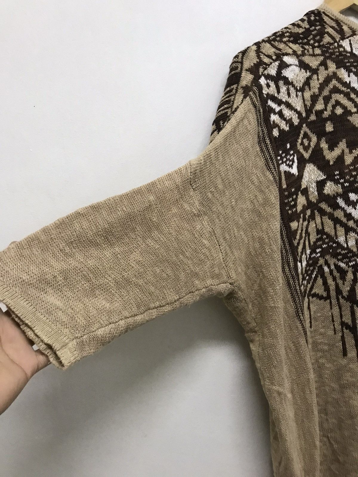 Japanese Brand Vintage Amina Knitwear Cardigan Size L / US 10 / IT 46 - 8 Thumbnail
