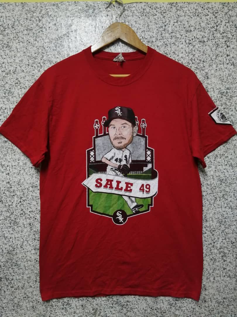 MLB × Vintage Vintage Sox Chris Sale MLB Caricature Very Rare Size US M / EU 48-50 / 2 - 1 Thumbnail