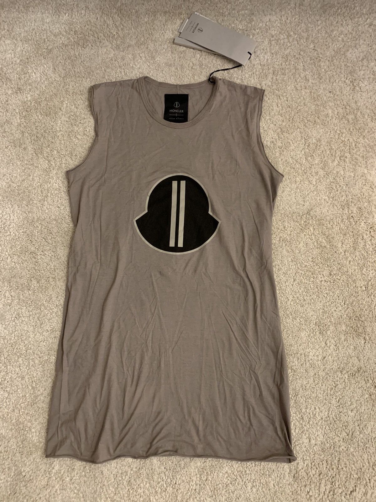 Moncler × Rick Owens Rick Owens x Moncler Sleeveless T-Shirt Size US M / EU 48-50 / 2 - 2 Thumbnail