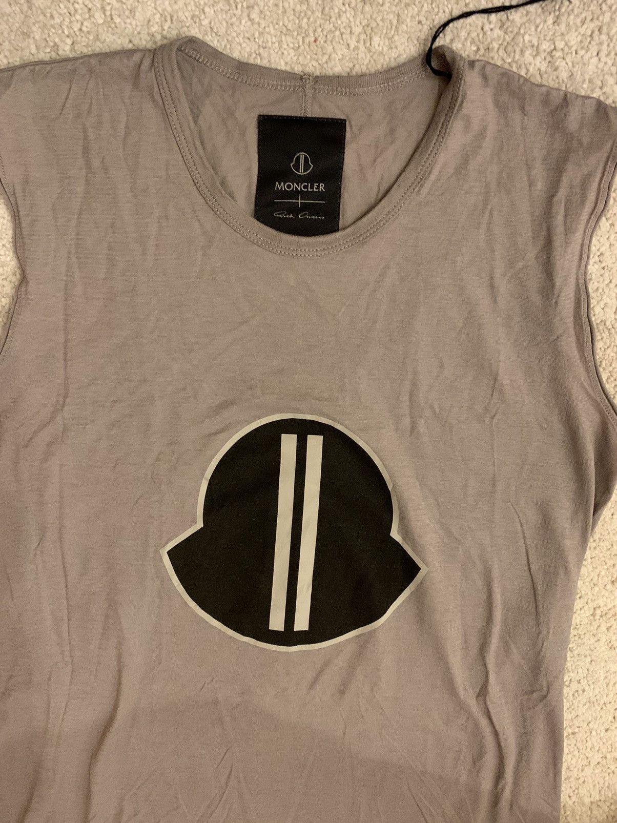Moncler × Rick Owens Rick Owens x Moncler Sleeveless T-Shirt Size US M / EU 48-50 / 2 - 3 Thumbnail