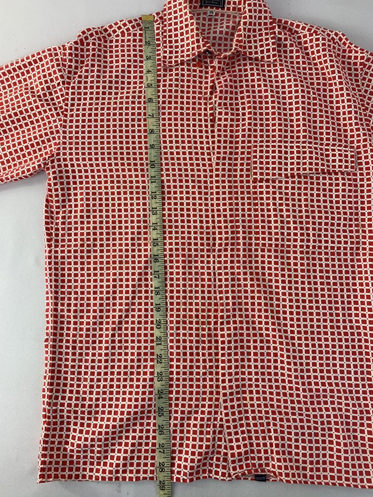 Versace 90s Versus Gianni Versace Made In Italy Checked Button Up Size US M / EU 48-50 / 2 - 7 Thumbnail