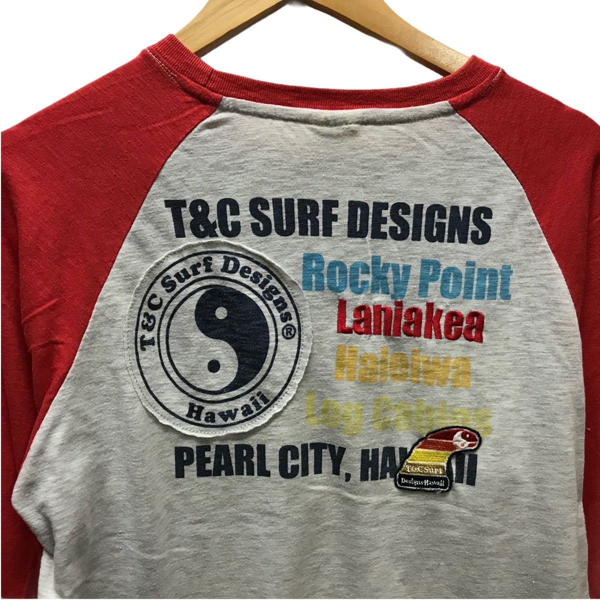 Vintage Vintage T&C Long Sleeve Shirt BigLogo T&C Hawaii Logo Shirt Size US M / EU 48-50 / 2 - 6 Thumbnail