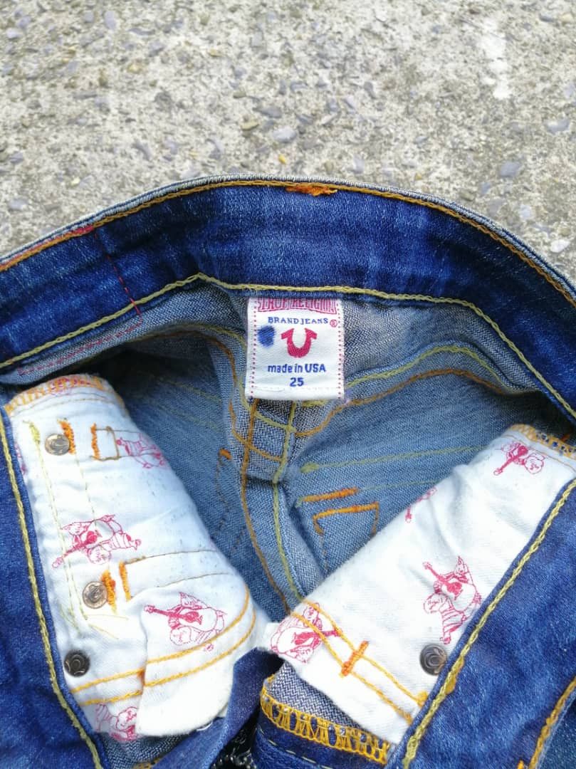 True Religion True Religion Joey Distressed Denim Jeans Size 26" / US 2 / IT 38 - 4 Thumbnail