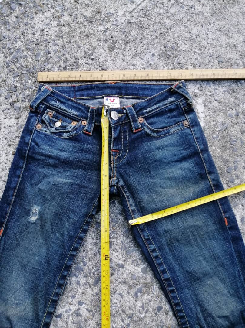 True Religion True Religion Joey Distressed Denim Jeans Size 26" / US 2 / IT 38 - 7 Thumbnail