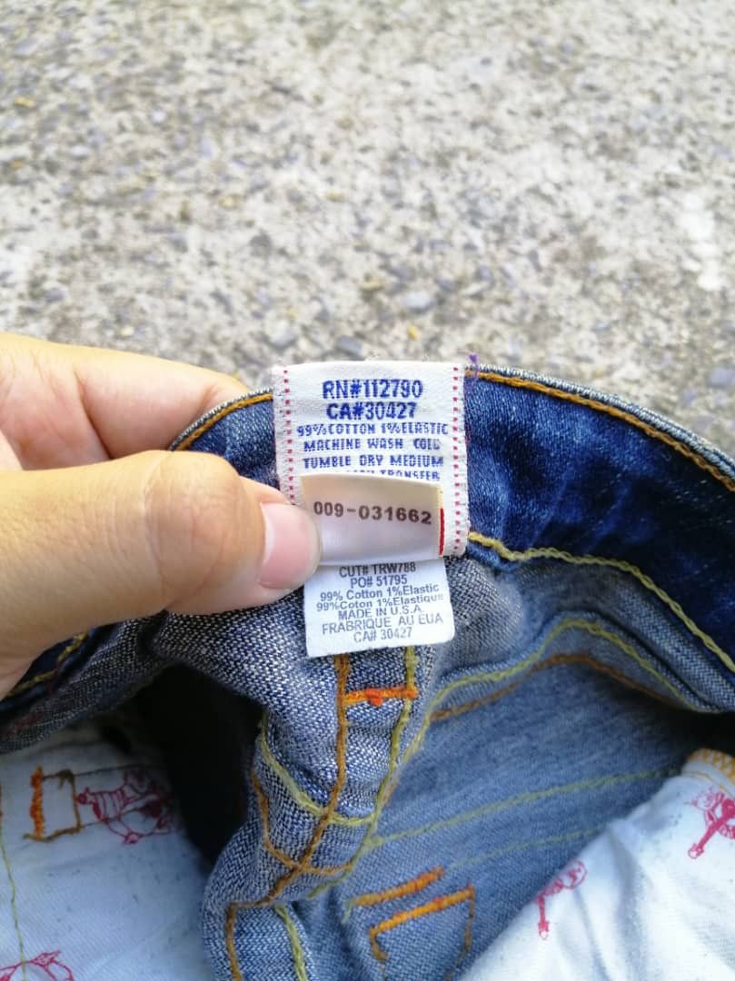 True Religion True Religion Joey Distressed Denim Jeans Size 26" / US 2 / IT 38 - 5 Thumbnail