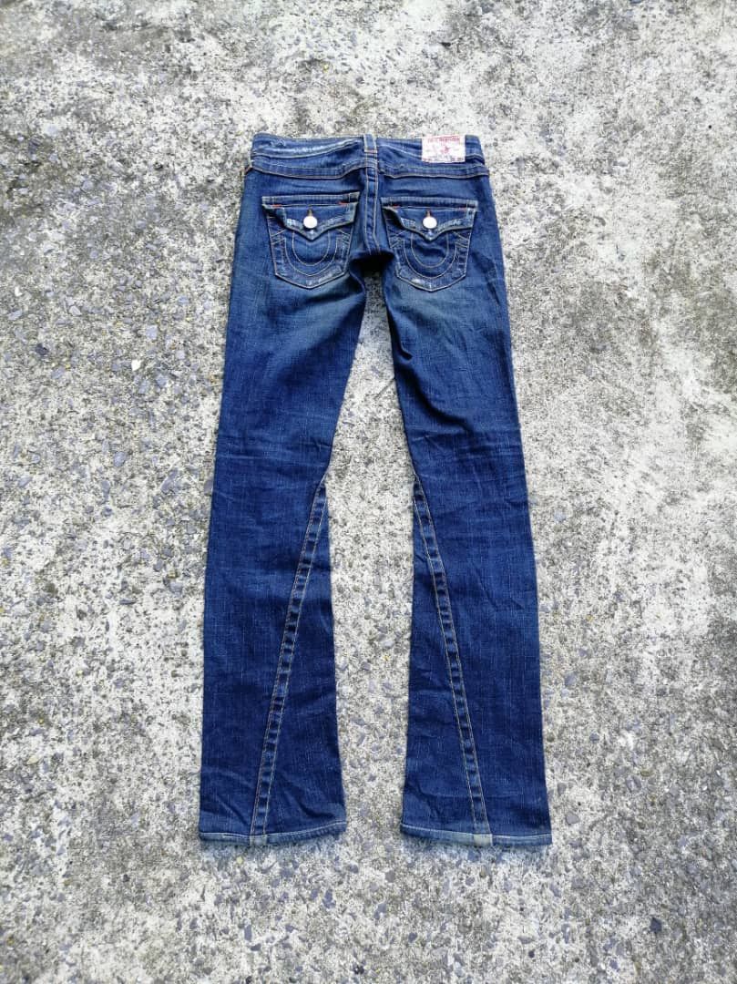True Religion True Religion Joey Distressed Denim Jeans Size 26" / US 2 / IT 38 - 2 Thumbnail