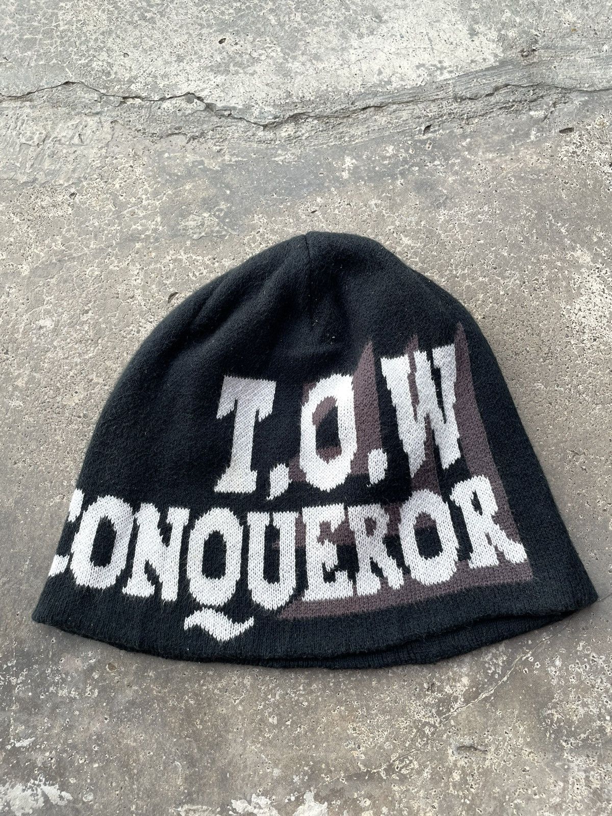 Seditionaries × Vintage T.O.W CONQUEROR BEANIE HAT Size ONE SIZE - 1 Thumbnail