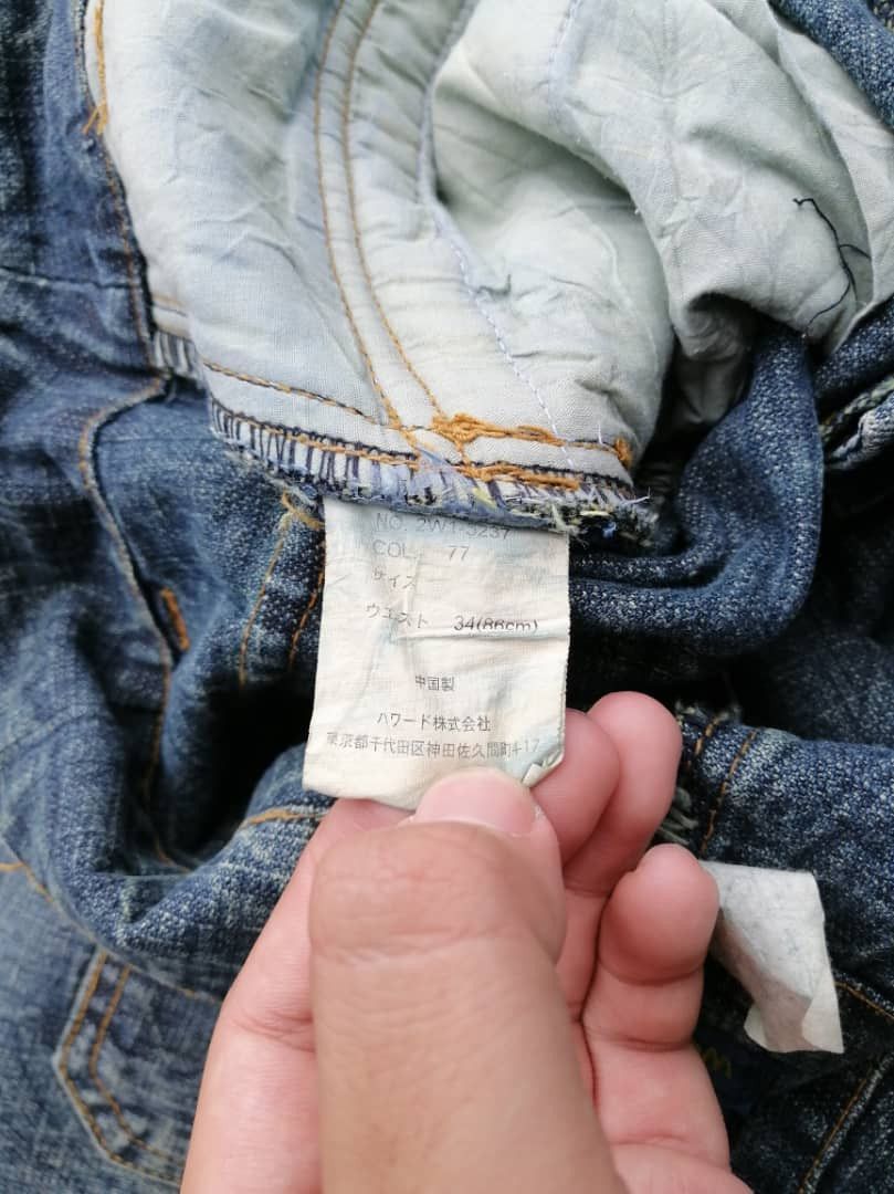 Designer × Woolrich Woolen Mills Woolrich Nice Design Denim Jeans Size US 33 - 8 Thumbnail
