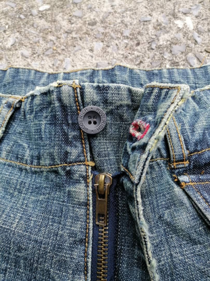 Designer × Woolrich Woolen Mills Woolrich Nice Design Denim Jeans Size US 33 - 4 Thumbnail