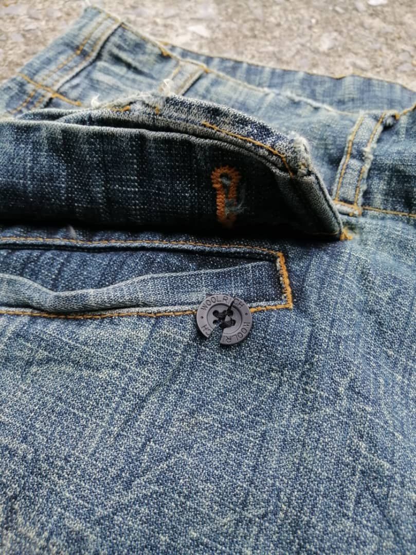 Designer × Woolrich Woolen Mills Woolrich Nice Design Denim Jeans Size US 33 - 6 Thumbnail