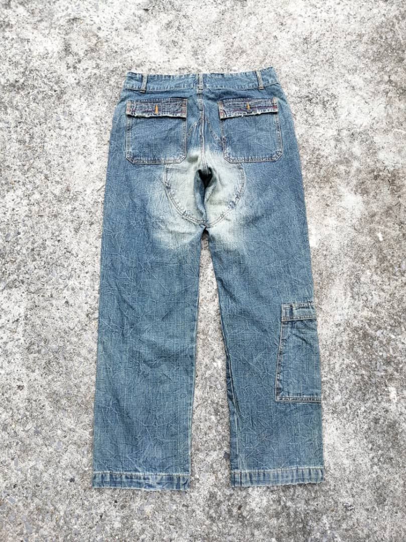 Designer × Woolrich Woolen Mills Woolrich Nice Design Denim Jeans Size US 33 - 2 Thumbnail