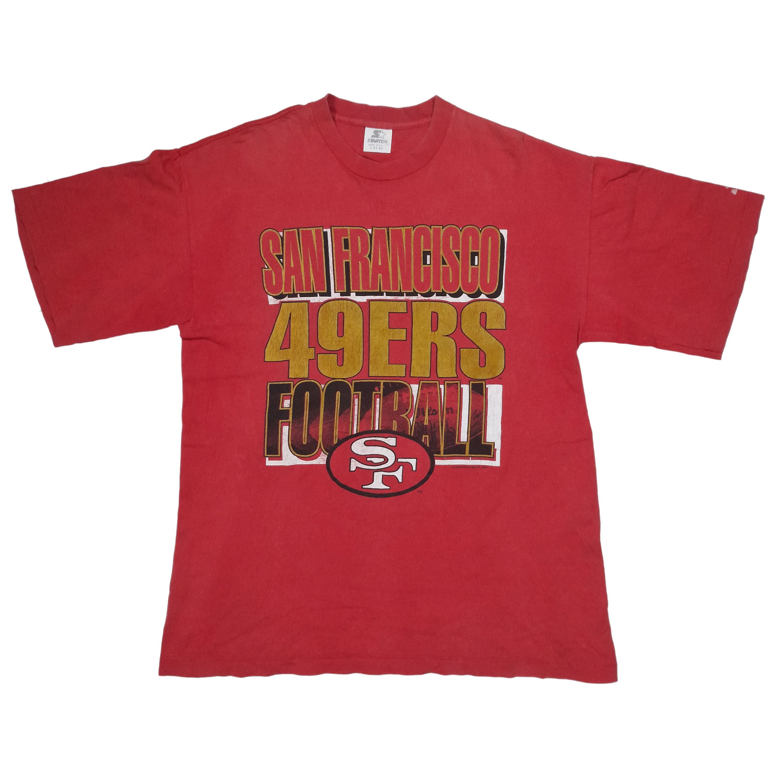 Vintage Vintage 90's Starter 49ERS San Francisco Big Spell Out NFL ...