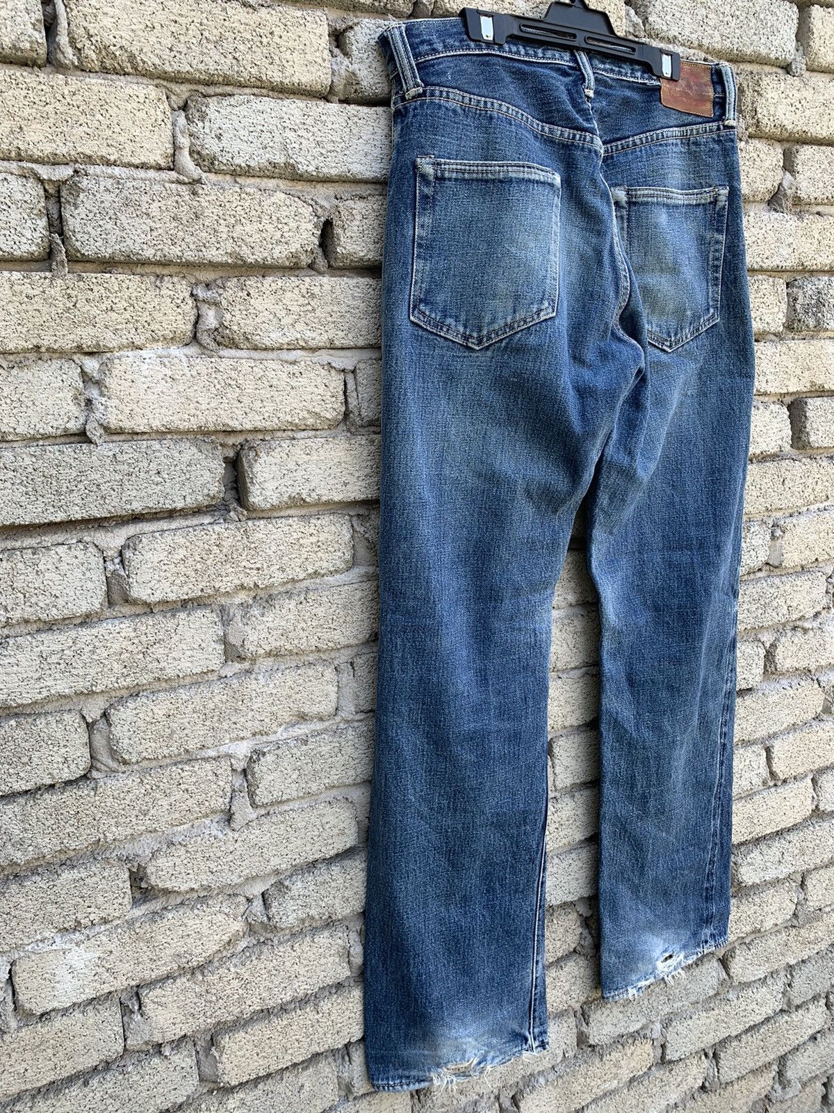 Alchemist Skull Jeans By Alchemist FAB FOUR Selvedge Denim Pants Size US 31 - 8 Thumbnail