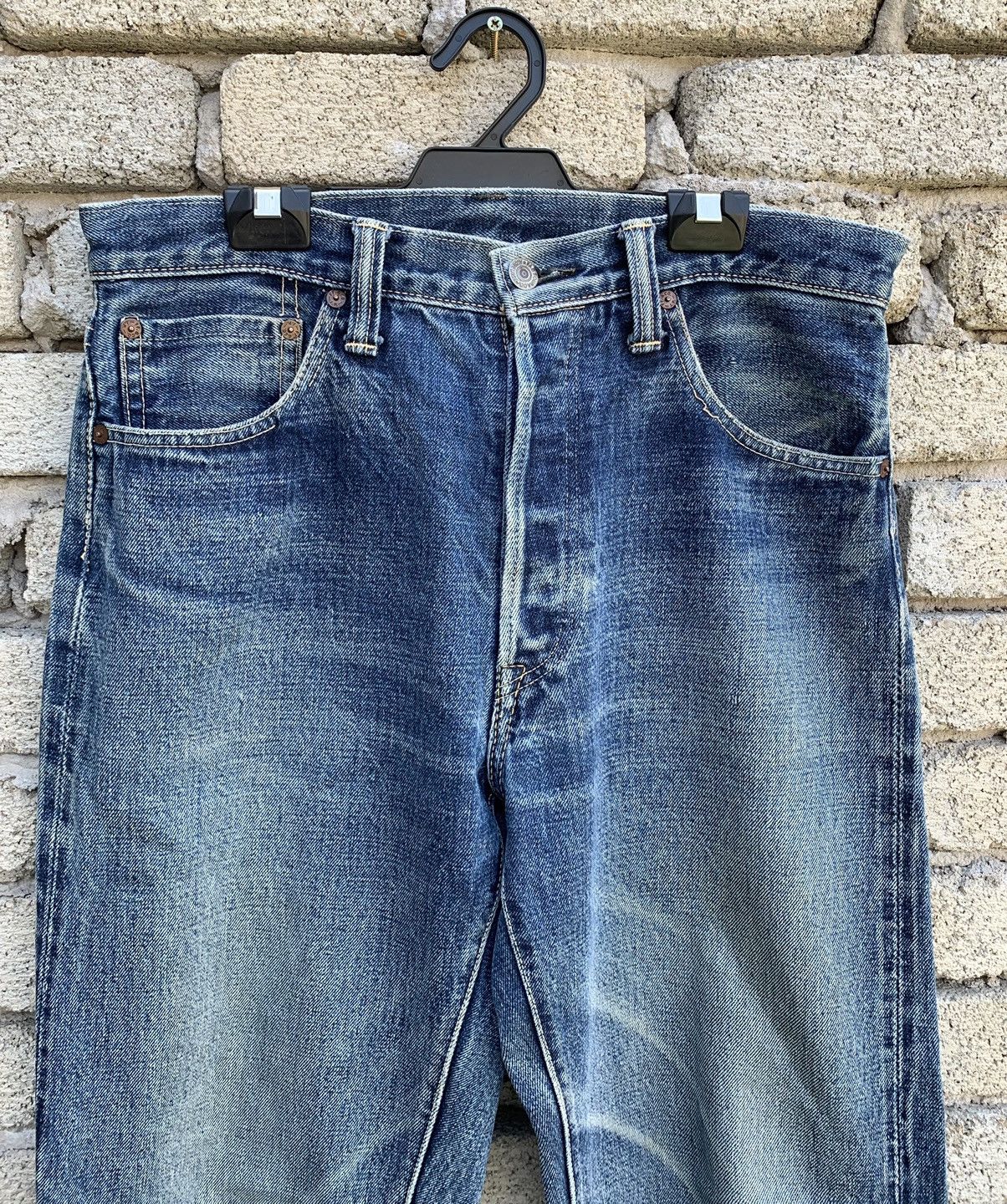 Alchemist Skull Jeans By Alchemist FAB FOUR Selvedge Denim Pants Size US 31 - 10 Thumbnail