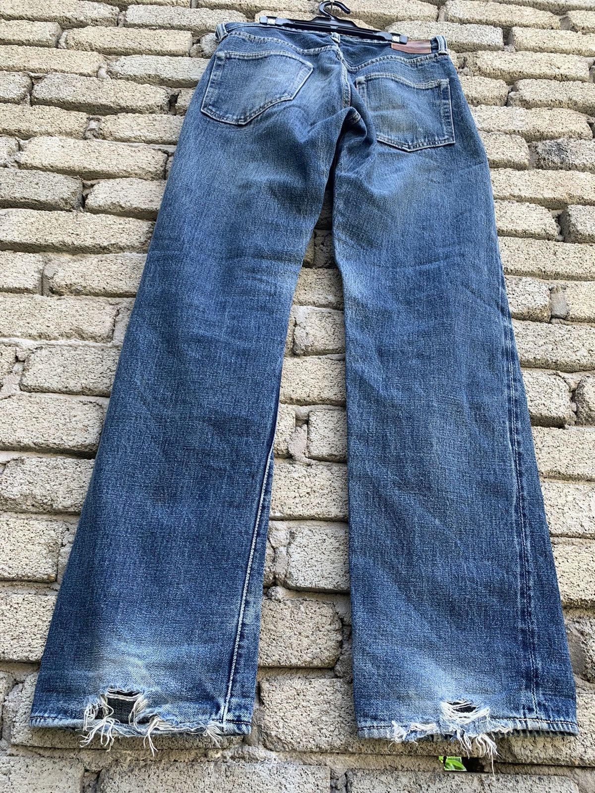 Alchemist Skull Jeans By Alchemist FAB FOUR Selvedge Denim Pants Size US 31 - 12 Thumbnail