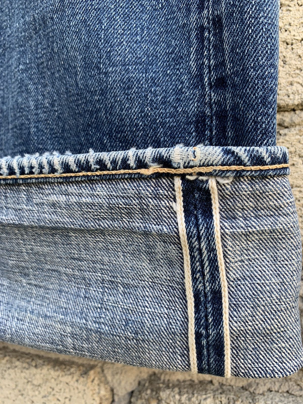 Alchemist Skull Jeans By Alchemist FAB FOUR Selvedge Denim Pants Size US 31 - 17 Thumbnail