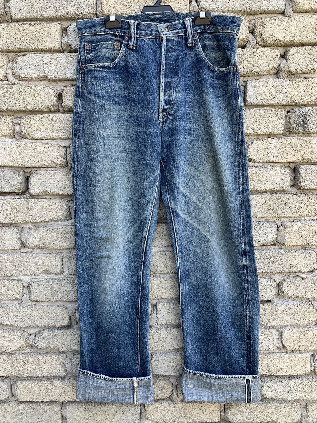 Alchemist Skull Jeans By Alchemist FAB FOUR Selvedge Denim Pants Size US 31 - 13 Thumbnail