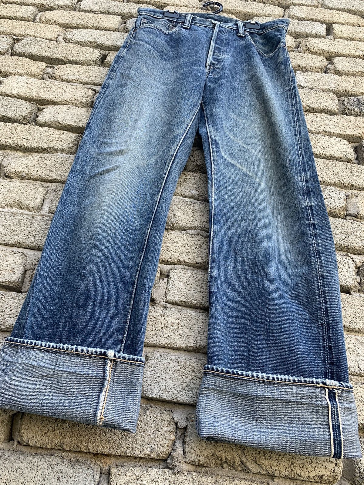 Alchemist Skull Jeans By Alchemist FAB FOUR Selvedge Denim Pants Size US 31 - 18 Thumbnail