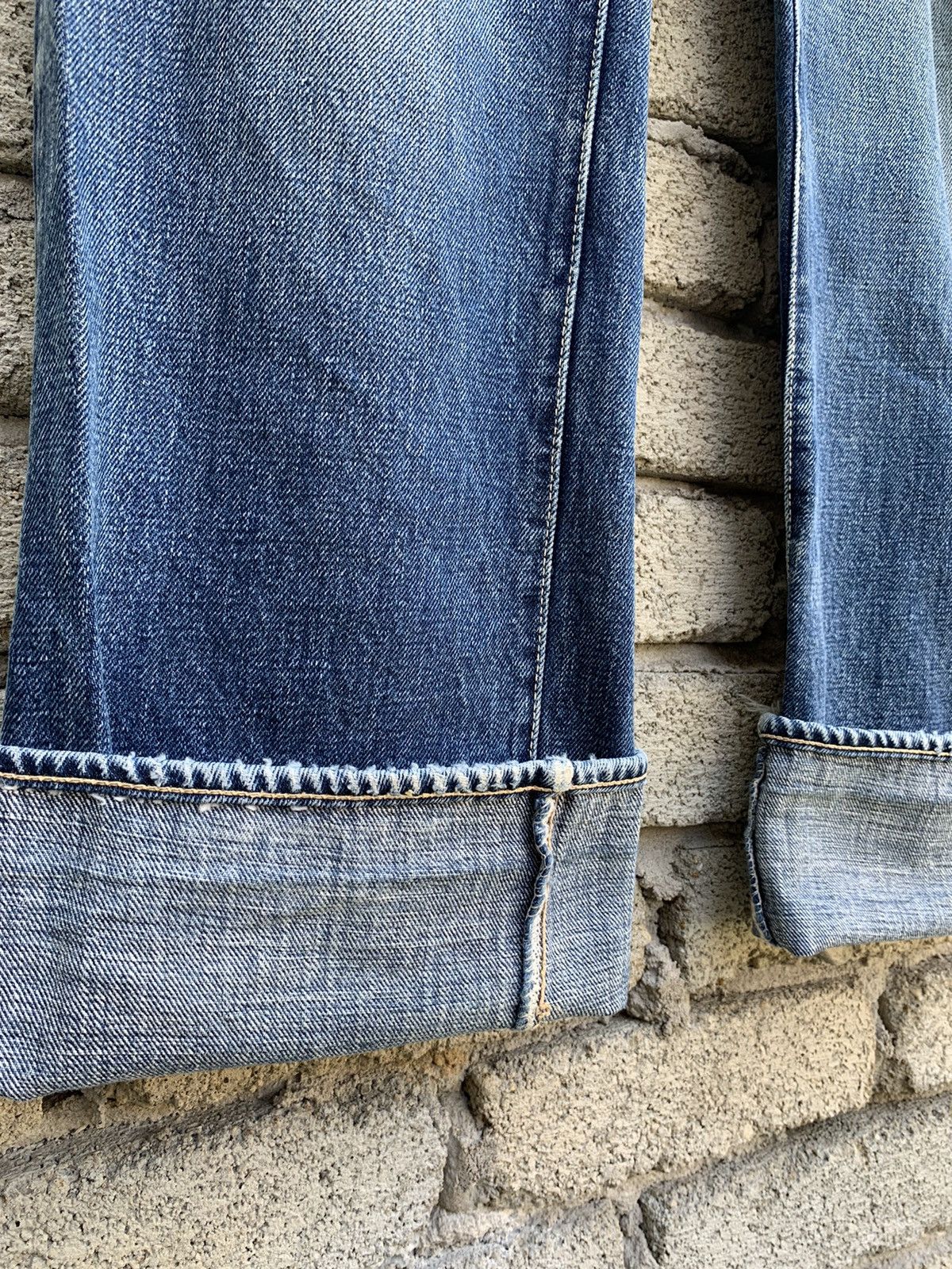Alchemist Skull Jeans By Alchemist FAB FOUR Selvedge Denim Pants Size US 31 - 19 Thumbnail