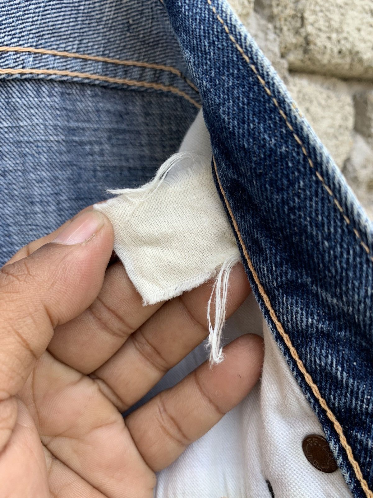 Alchemist Skull Jeans By Alchemist FAB FOUR Selvedge Denim Pants Size US 31 - 25 Thumbnail