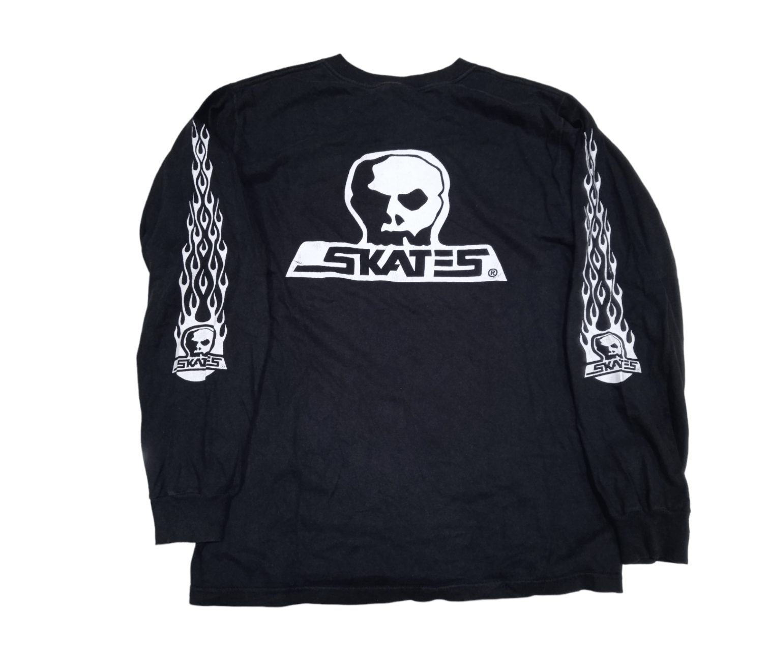 Vintage Vintage 90s 00s Skull Skates Longsleeve Shirt Size US M / EU 48-50 / 2 - 2 Thumbnail