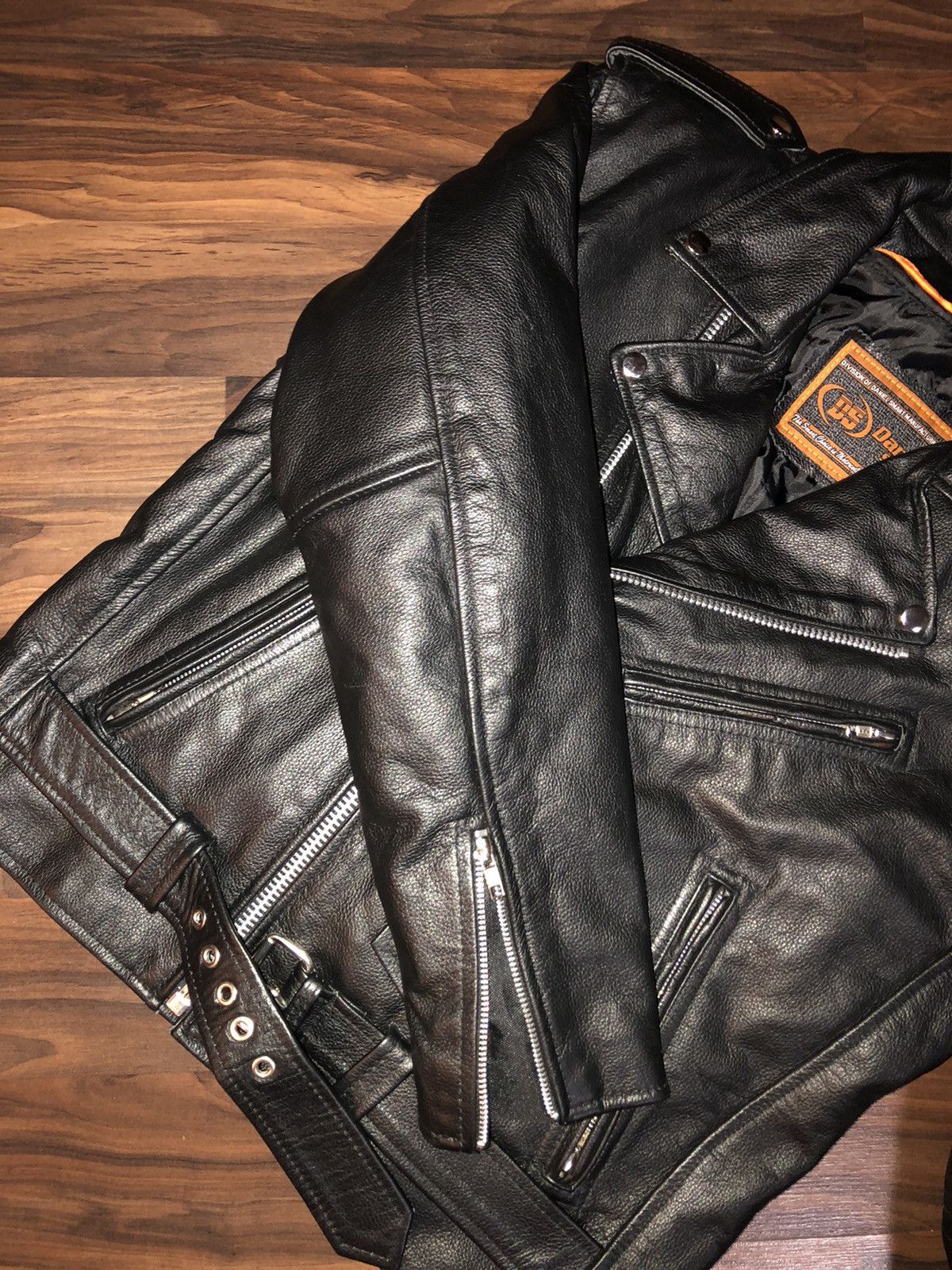 Indian Motorcycle Daniel Smart Quilted Lined Genuine Leather Moto Biker Jacket Size US M / EU 48-50 / 2 - 4 Thumbnail