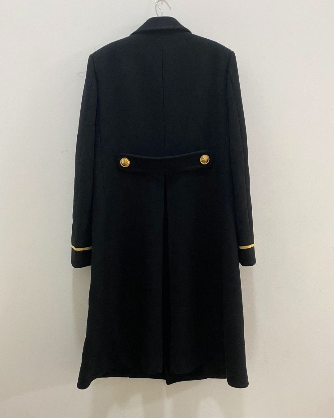 Saint Laurent Wool court coat with gold buttons
