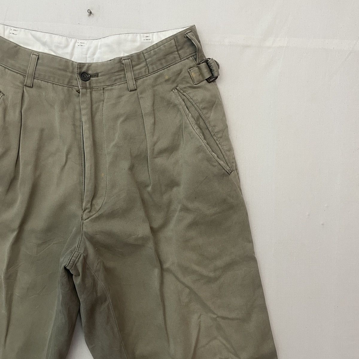 Designer × Vintage Vintage BASSKET WALKER Faded Casual Pants! Size US 27 - 2 Thumbnail
