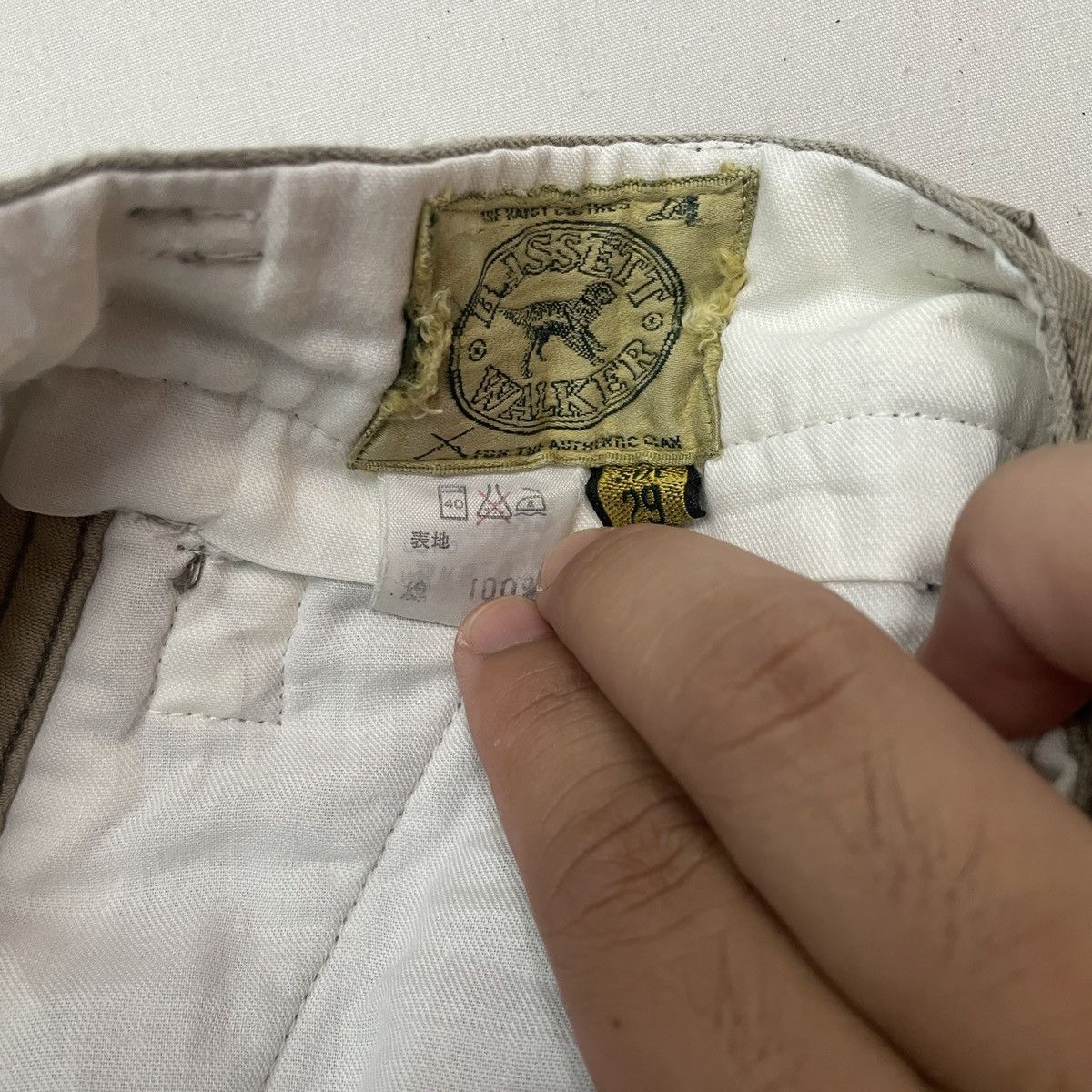 Designer × Vintage Vintage BASSKET WALKER Faded Casual Pants! Size US 27 - 9 Thumbnail